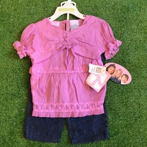 Kids Headquarters Casual capri girl set